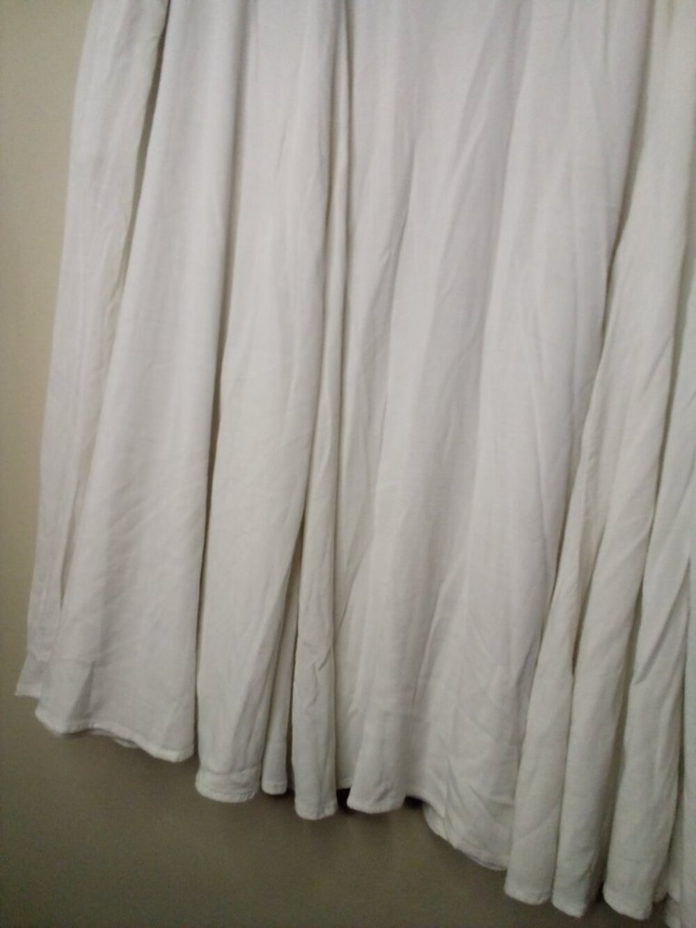 Torrid Skirt Women 3 3X Pull On Elastic Flowing Lined White - Picture 15 of 16